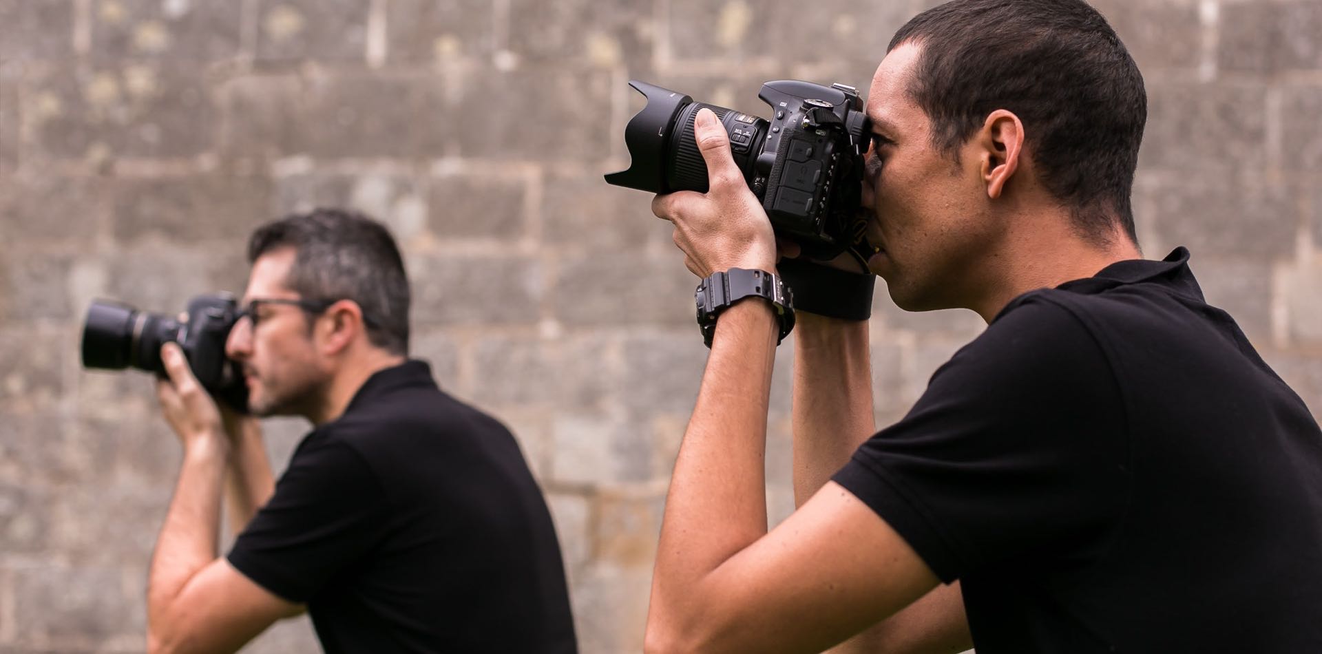 Nosotros somos Richard Candendo y Pablo Nunes fotógrafos de boda en notblank-Fotógrafo de boda