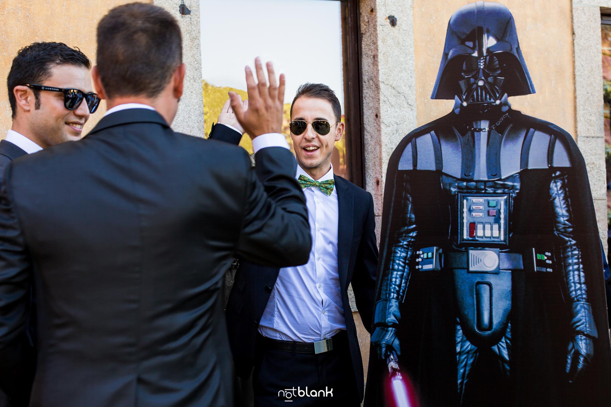 notblank-boda-Fotógrafo de boda-Malaposta-Portugal-Darth Vader-Star Wars-Boda Temática