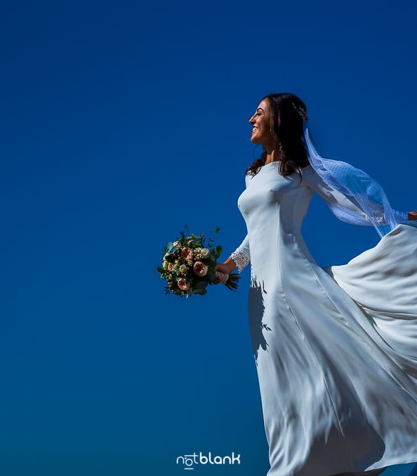 Retrato de la novia antes de su boda